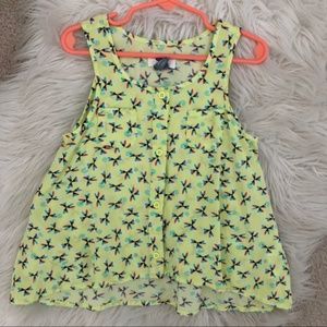 Old Navy Button Down Swing Tank